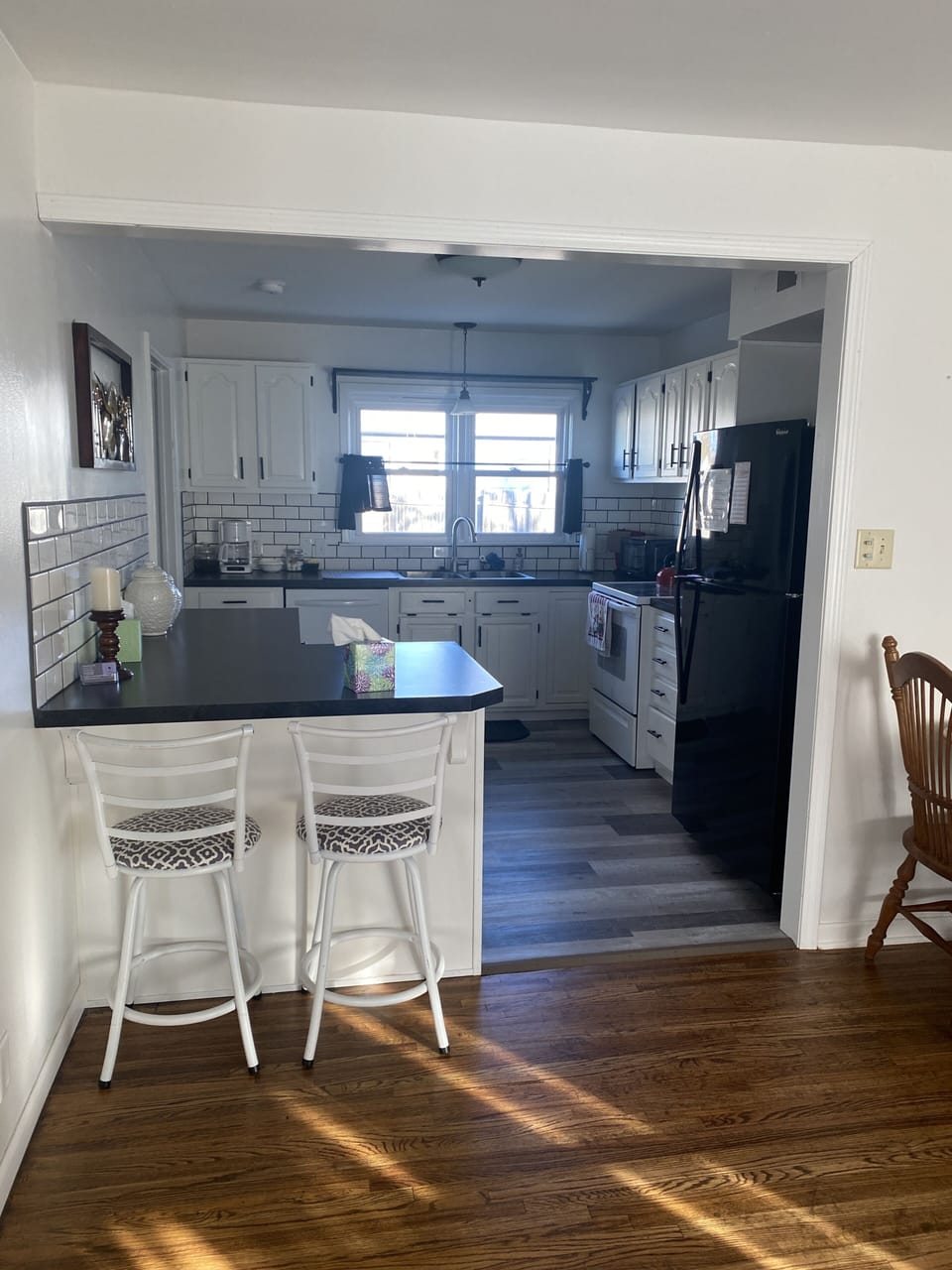 Kitchen and bar