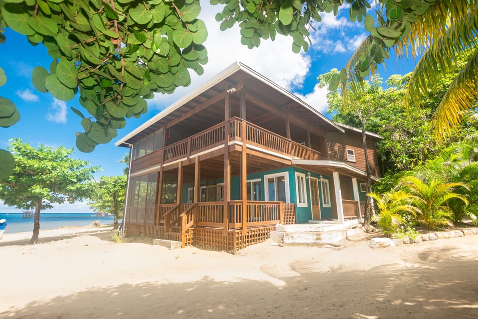 The Casita is the ground floor unit.  
