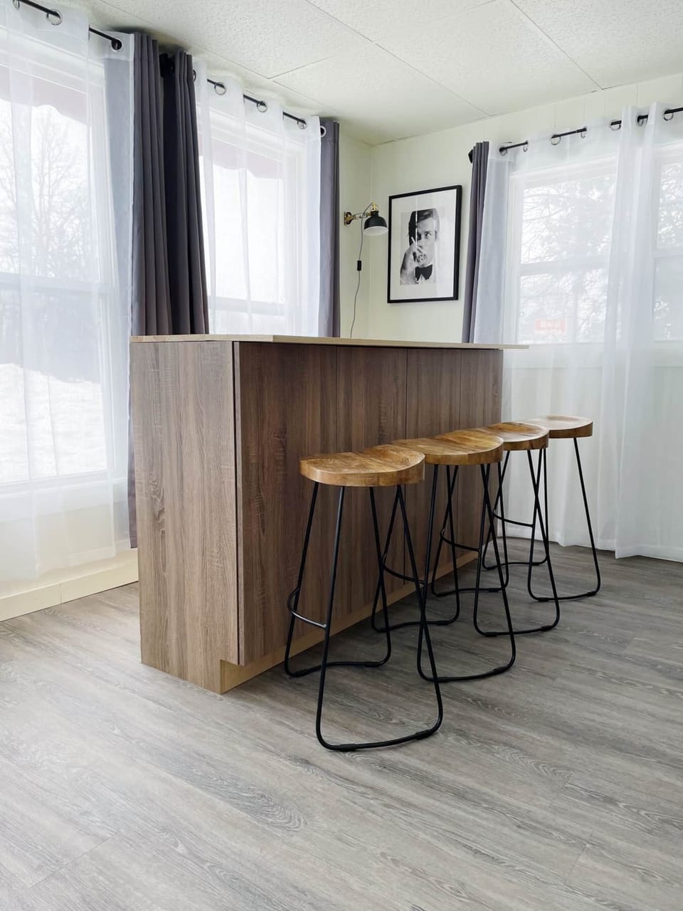 Wip up some fun cocktails at the bar!