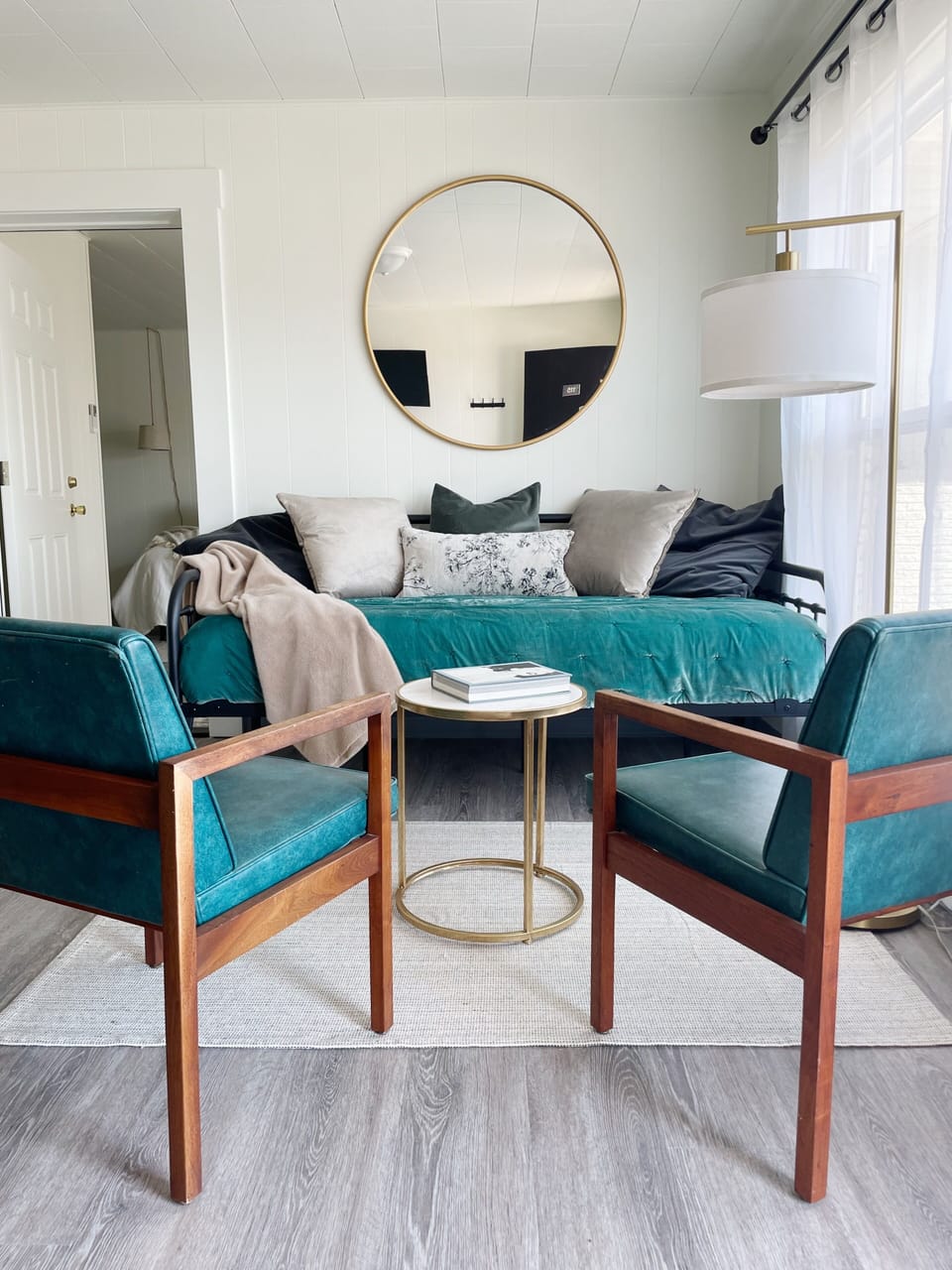 Cozy up on our nap-worthy day bed couch while streaming your favorite Netflix show!