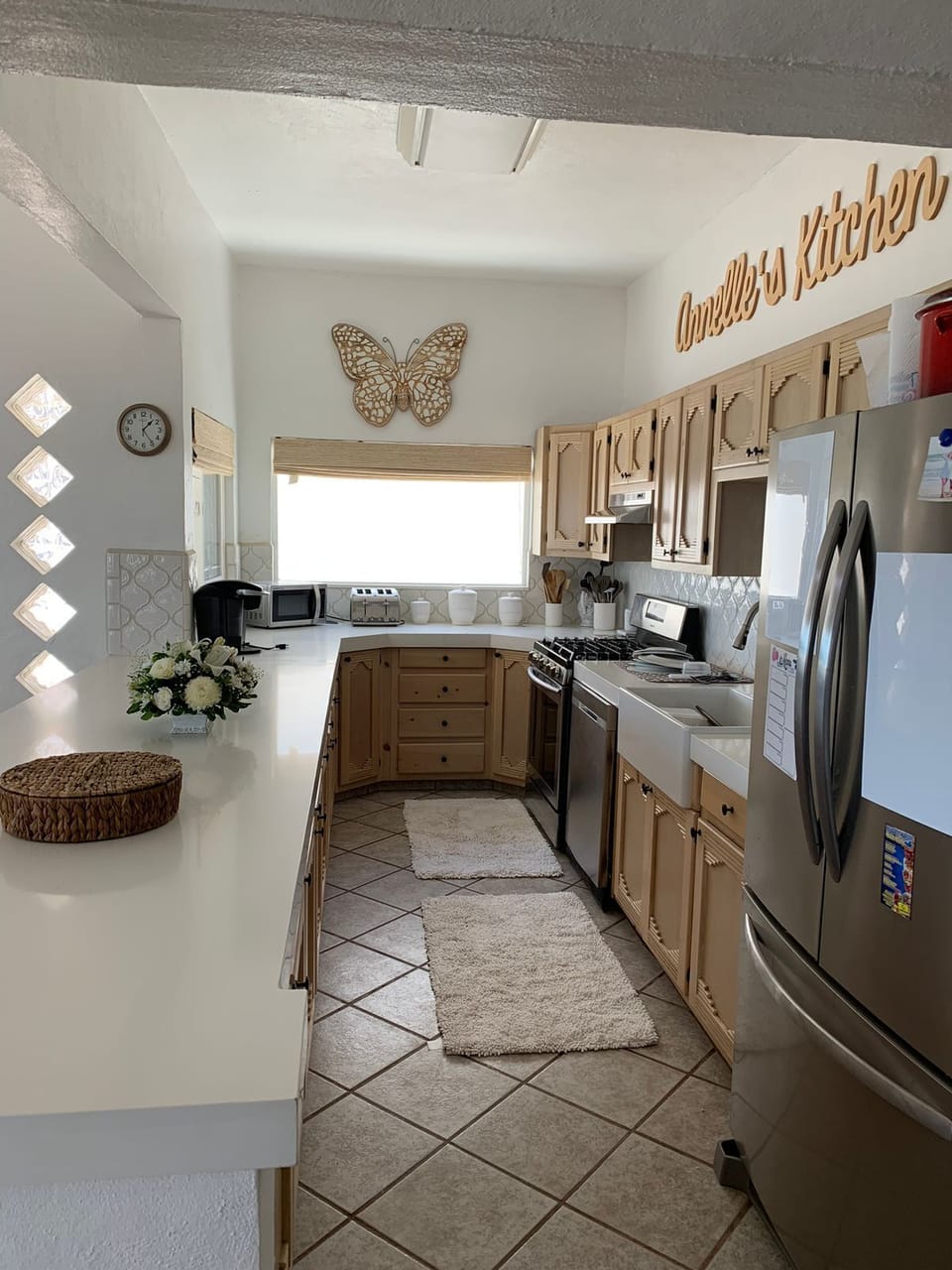 Chef's Kitchen. Extended counters. Fully equipped. Full ocean views from kitchen