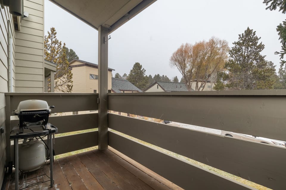 Deck with BBQ