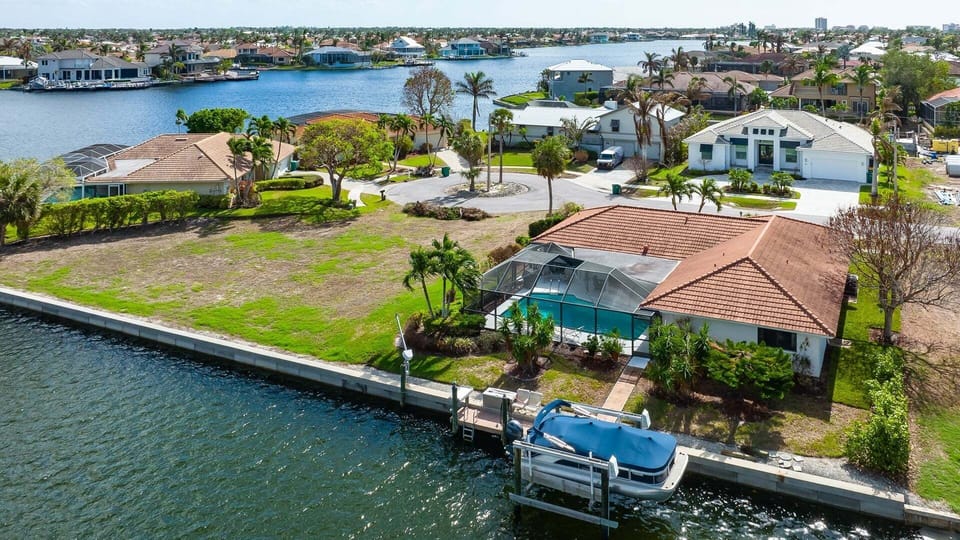 Rear Aerial of home