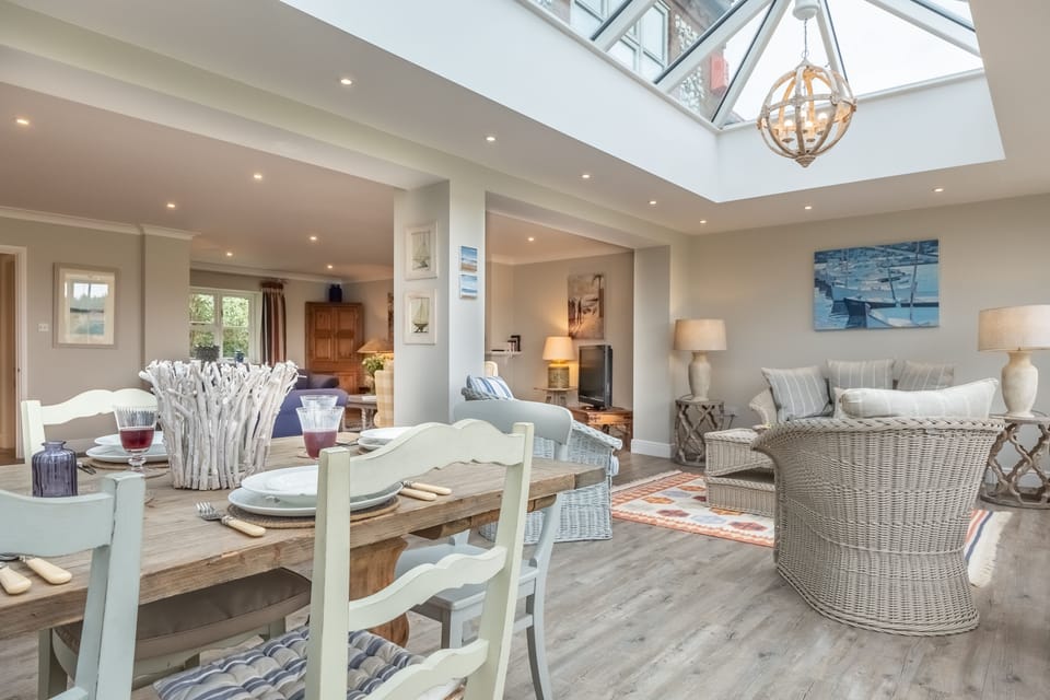 Ground floor: The orangery boasts exceptional lighting