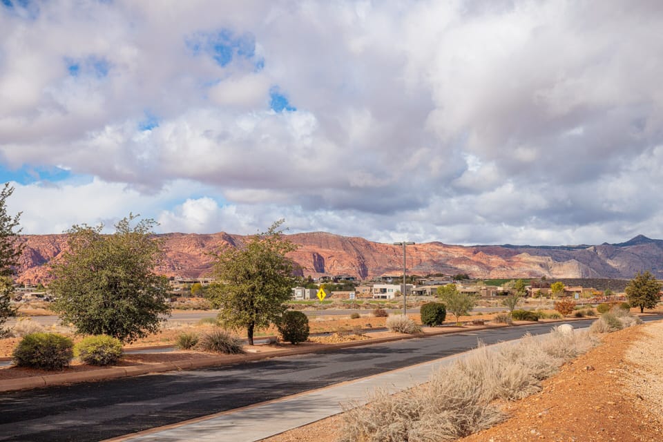 View from Back of Home - The views from the back of the home are breathtaking and overlook the majestic red rock formations of Snow Canyon State Park