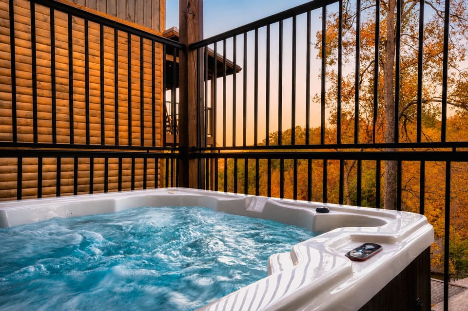 After a day of Smoky Mountain adventures or Dollywood fun, come enjoy a soak in our hot tub.