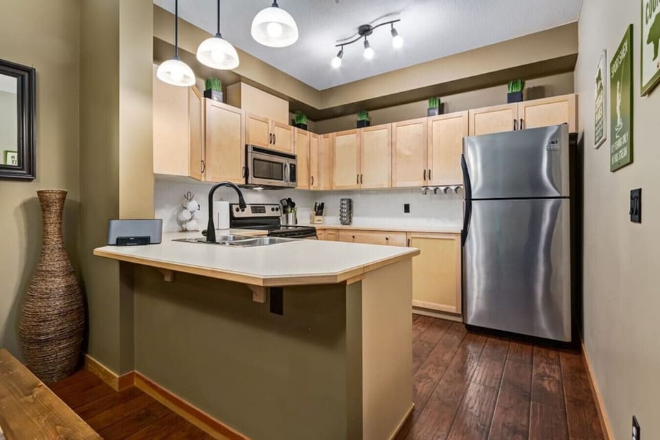 Make your favorite meals in this open space kitchen.