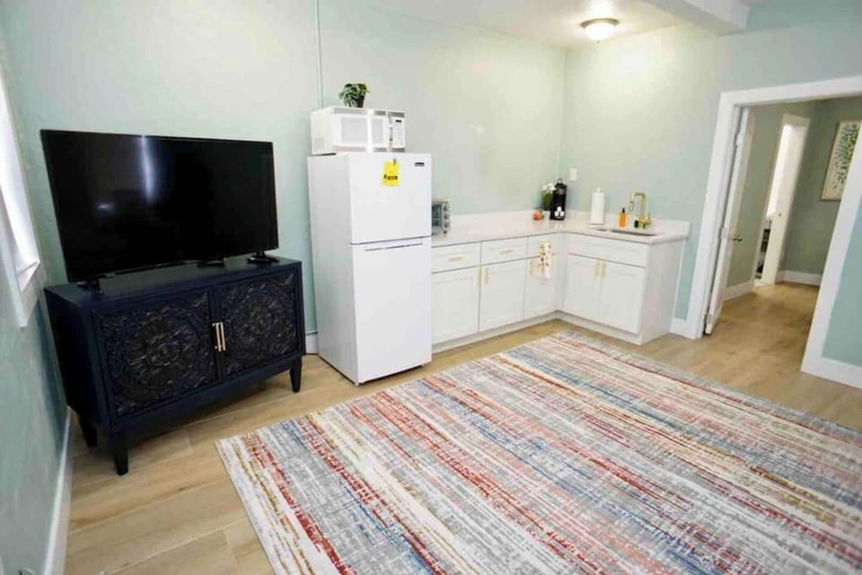 Kitchen and living room view