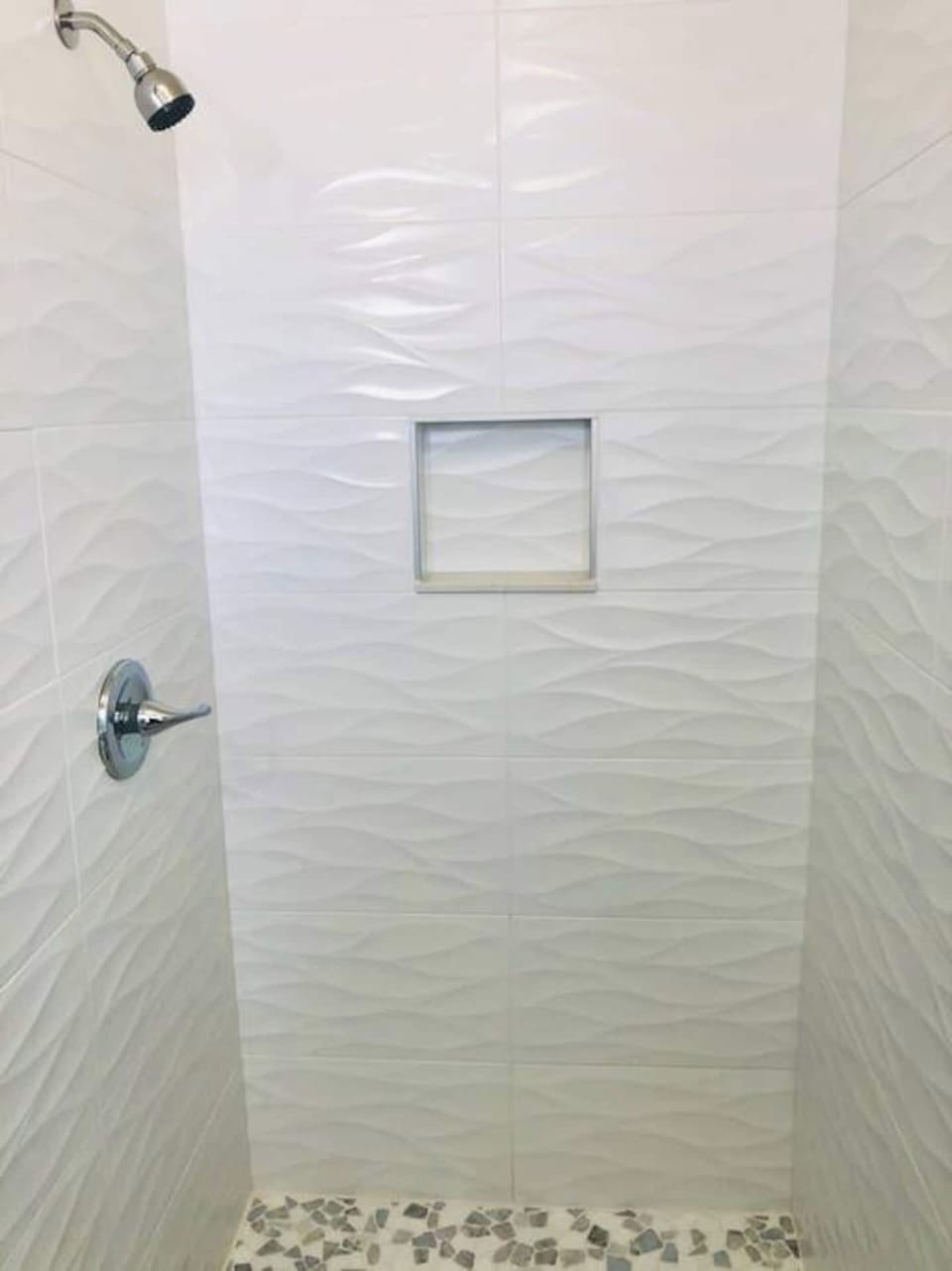 Custom tiled shower