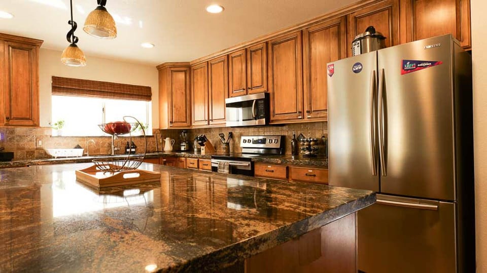 Modern Chef Kitchen, Fully Loaded w/ cooking appliances and spacious countertops