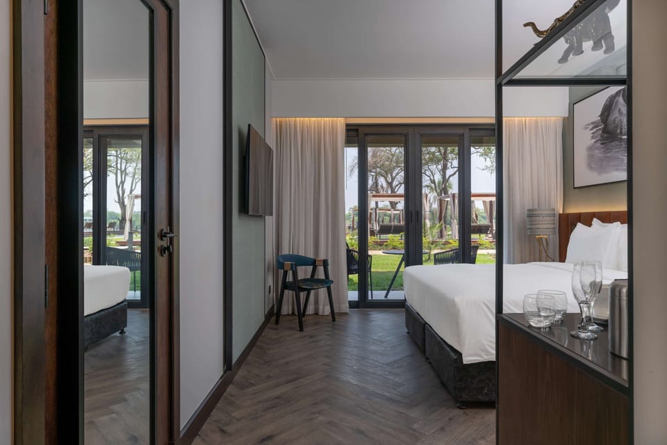 Premium Room, Terrace (Zambezi River View) | Down comforters, minibar, in-room safe, desk