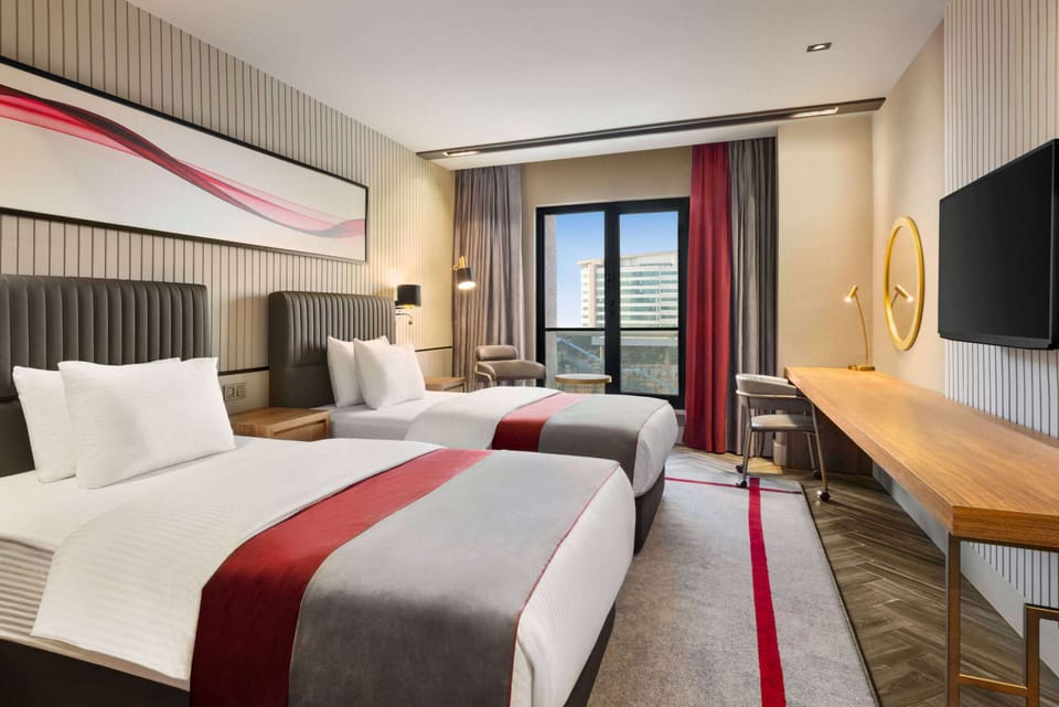 Premium bedding, minibar, in-room safe, desk