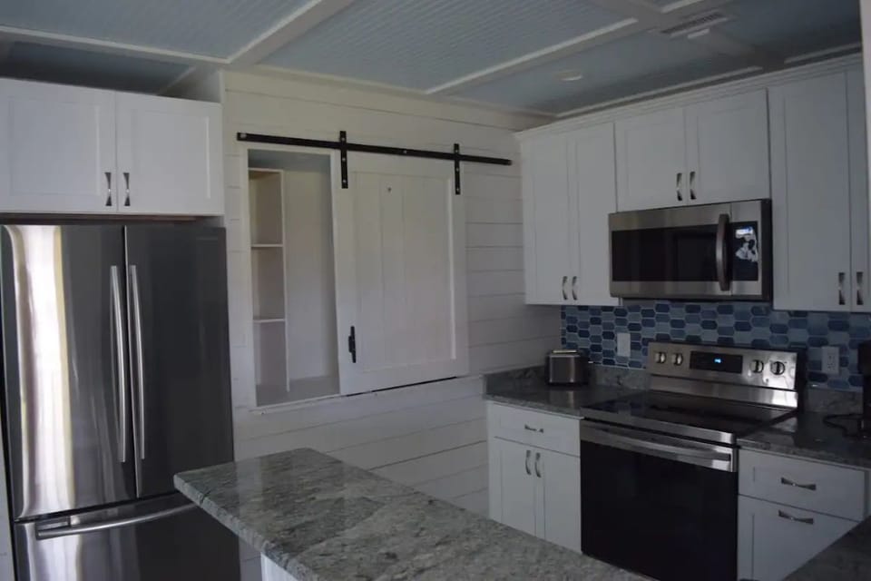 pantry and refrigerator