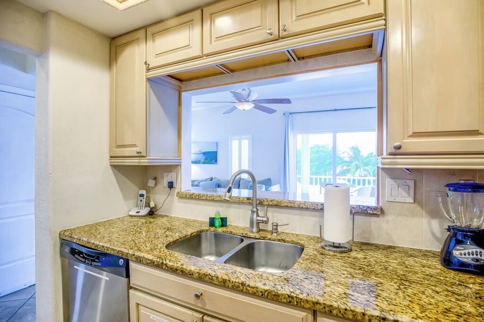 kitchen towards dining area