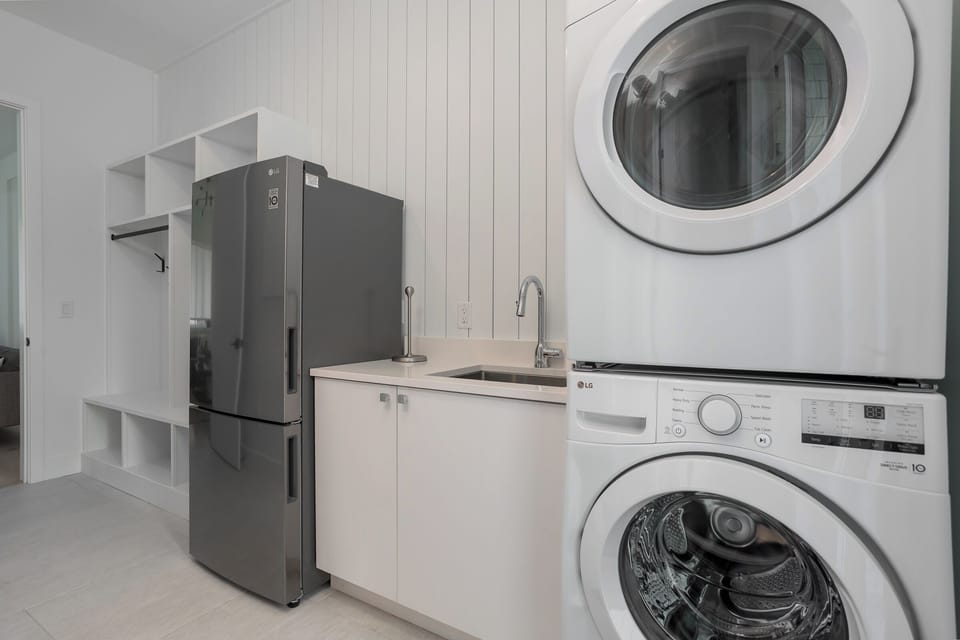 Washer & Dryer and Extra Refrigeration