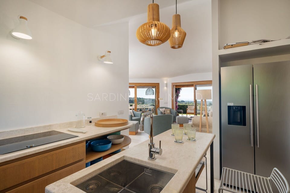 Villa for rent Porto Cervo kitchen