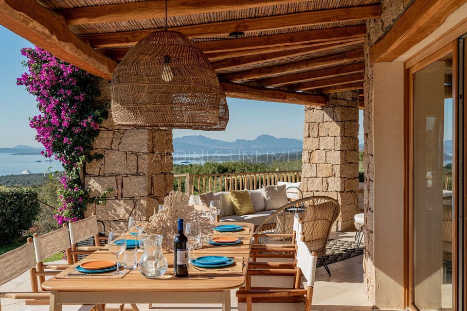 Private villa sea view veranda  Costa Smeralda