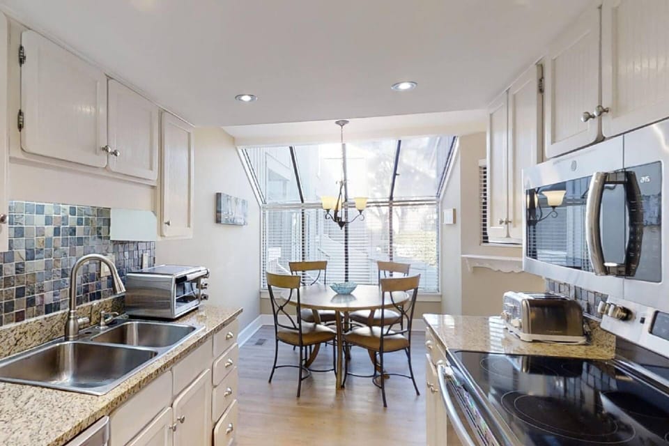 A well equipped kitchen