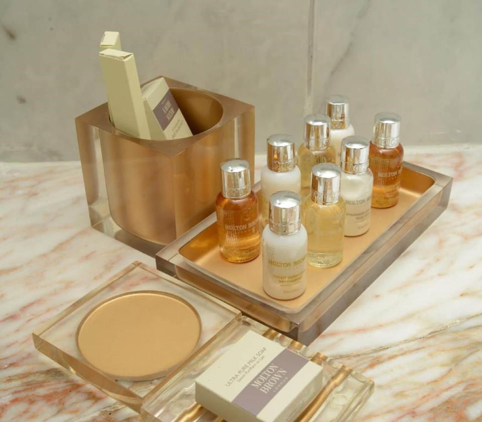 Mediterranean Terrace  | Bathroom amenities | Deep soaking tub, rainfall showerhead, hair dryer, slippers