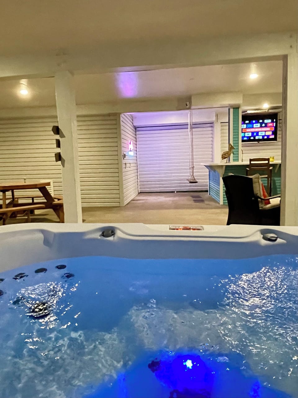 Relax in the evenings while watching a game or movie.