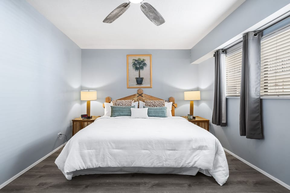 Incredible Bedroom with King Sized Comfortable Bed!