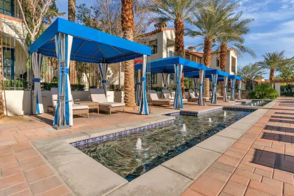 Main pool cabanas steps away