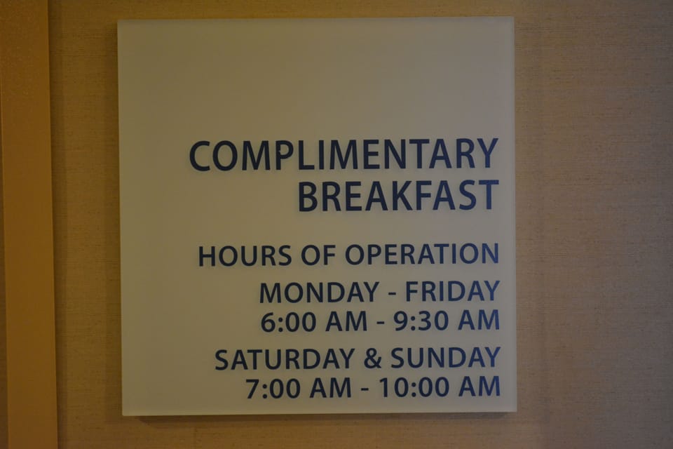 Free daily full breakfast