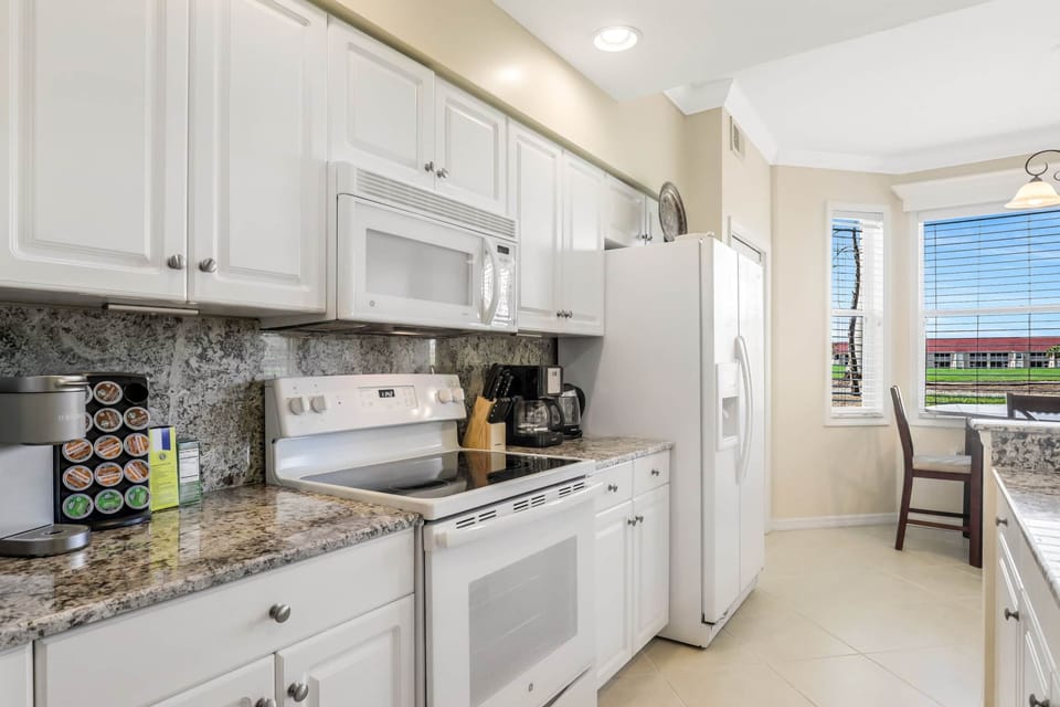 Fully stocked kitchen