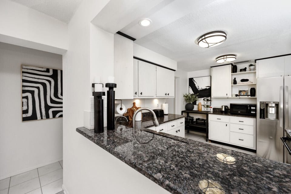 Well-stocked kitchen