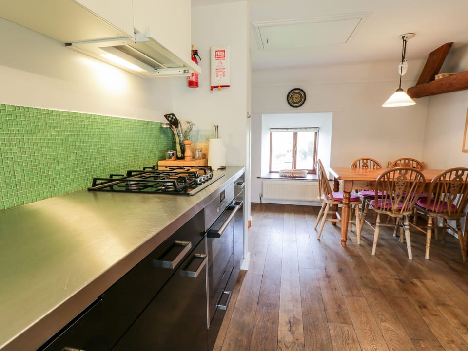 Fridge, dishwasher, electric kettle, toaster