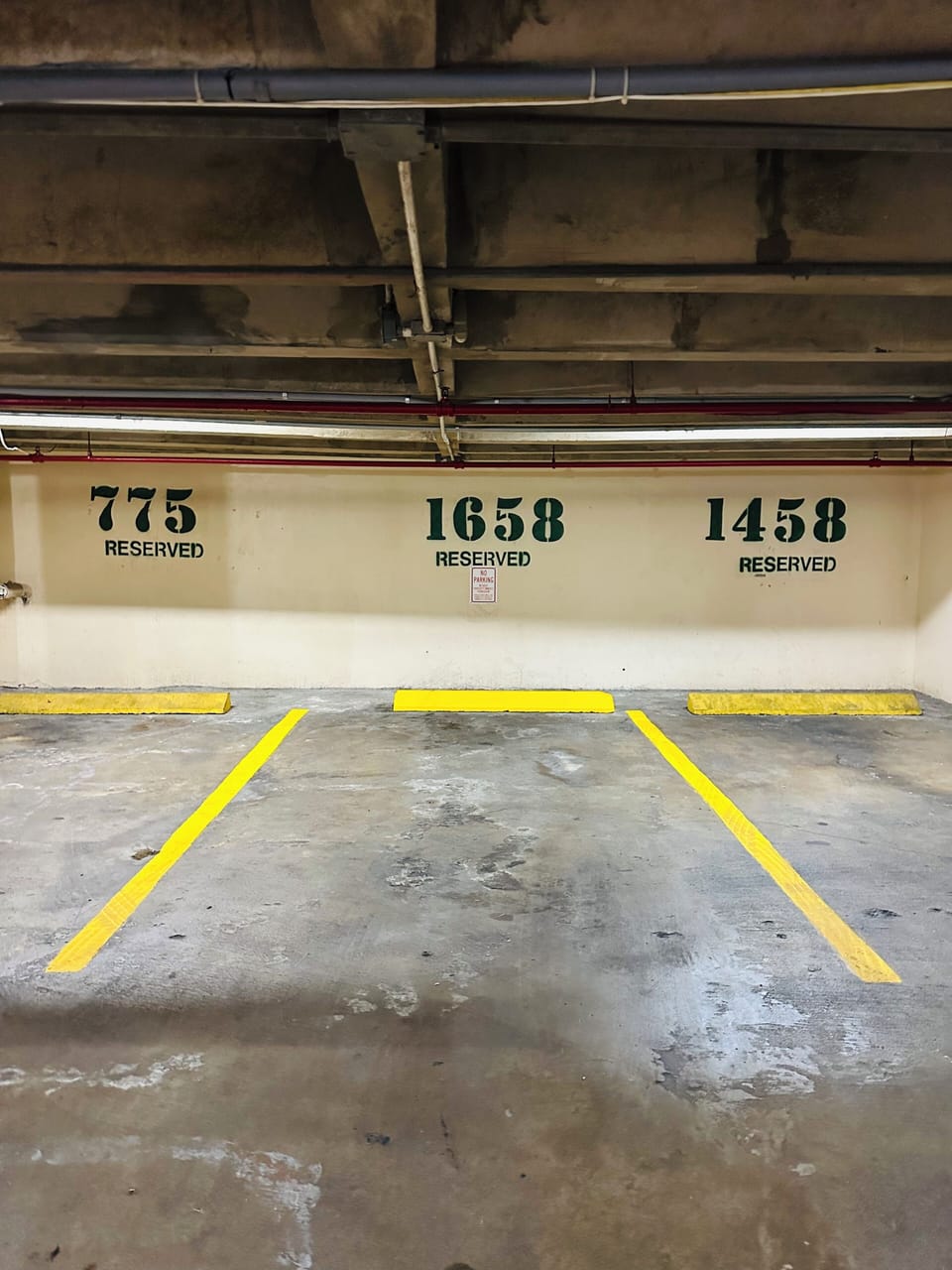 Parking space.