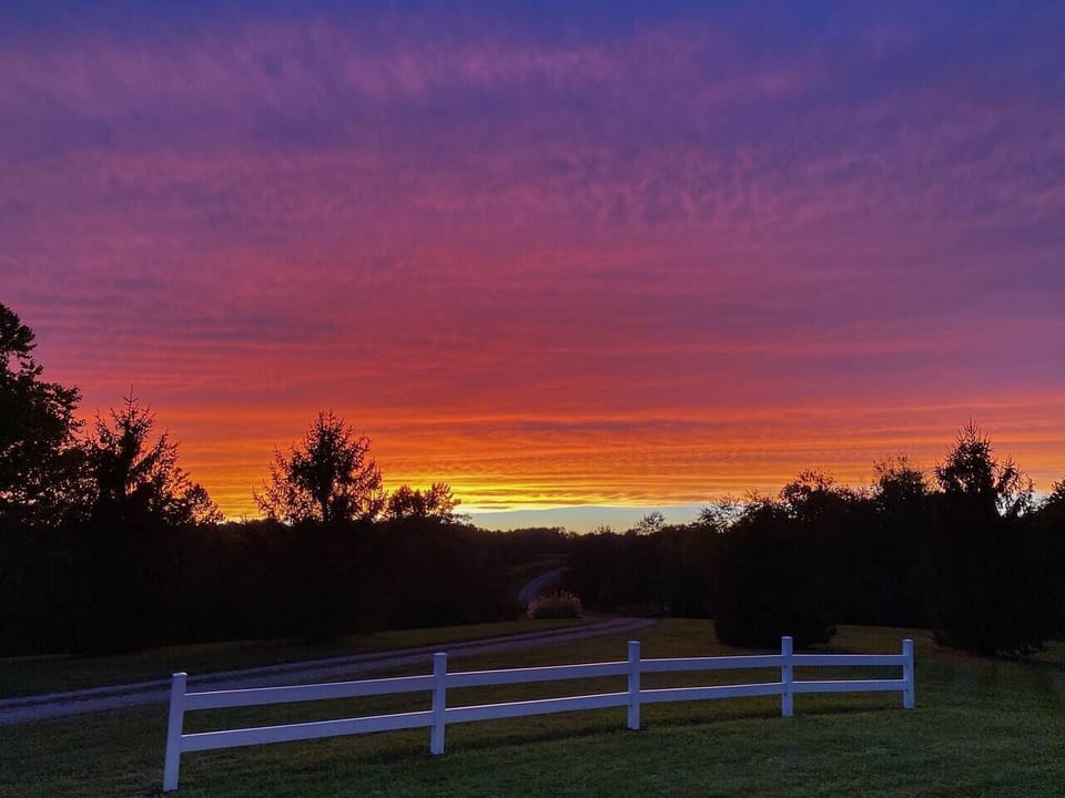 The sunsets literally induce instant peace.