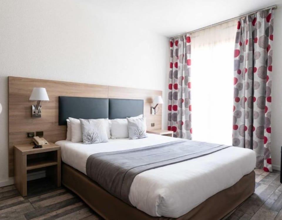 Drift to sleep in a comfortable bed after a wonderful day outside.