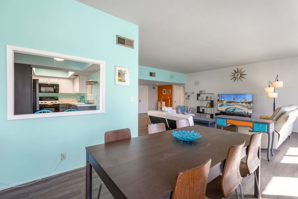 Open Concept Dining and Living Room