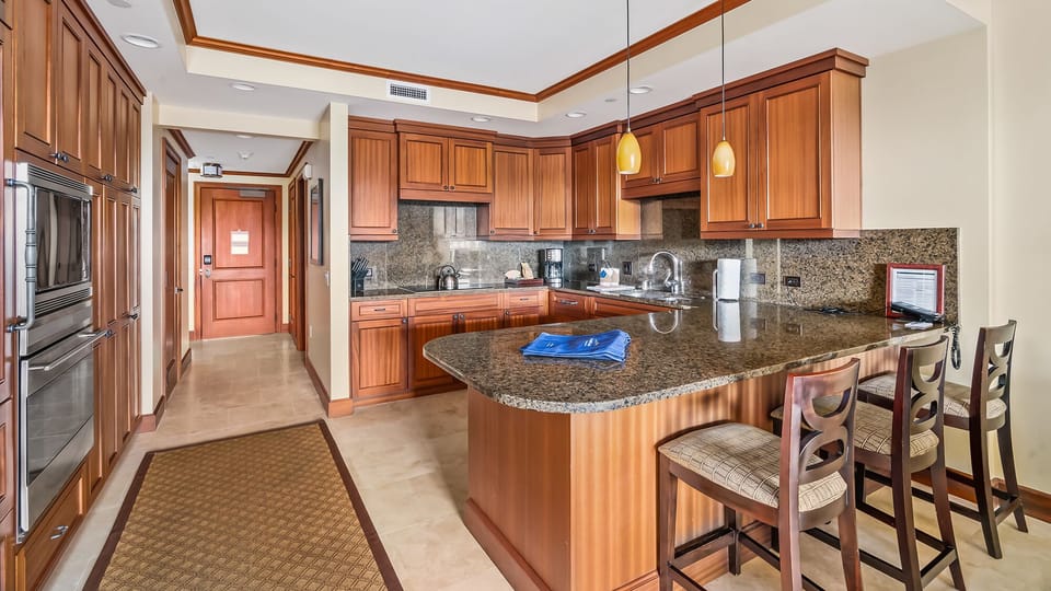 Koloa Landing Resort at Poipu #9304 - Fully Equipped Kitchen & Breakfast Bar - Parrish Kauai