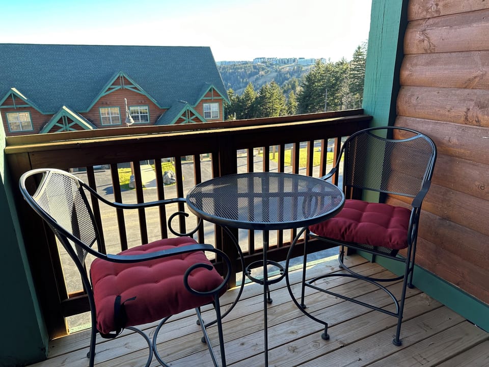 Great place to enjoy morning coffee in the summer