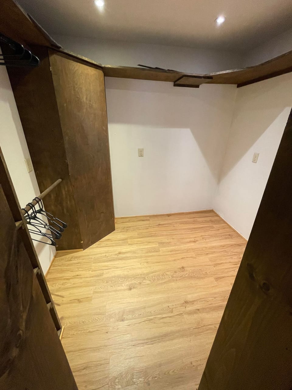 Master bedroom walk in closet 