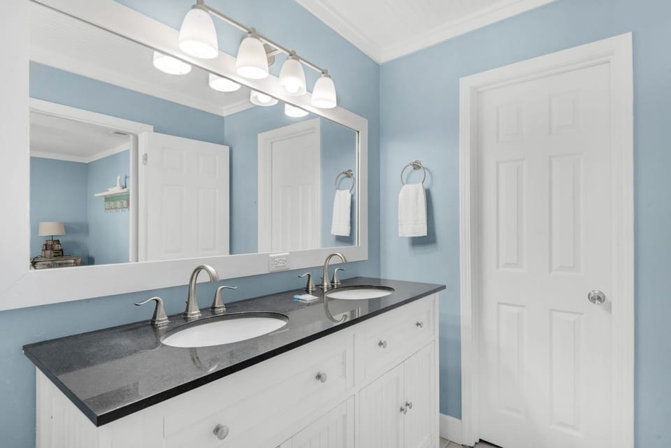 Guest bathroom vanity