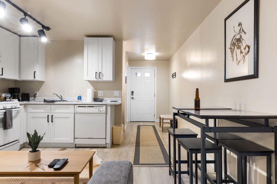 Living, Dining and Kitchen