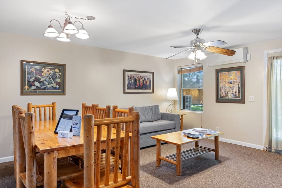 Living Room and Dining Area