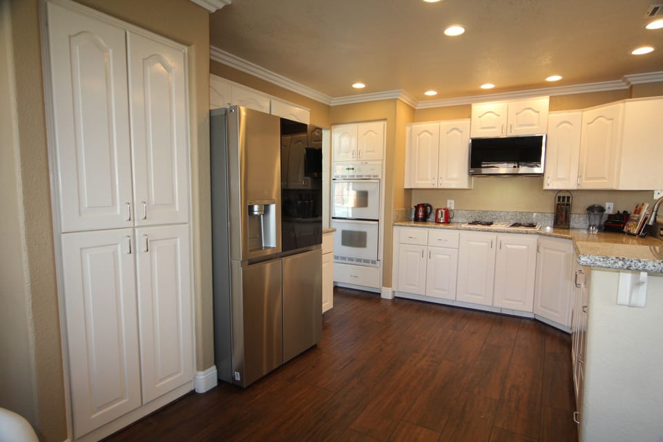 New LG Refrigerator & Microwave (with Air Fryer & Convection Oven features). 