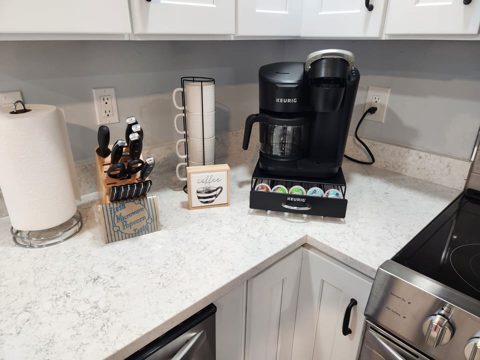 Complementary coffee bar