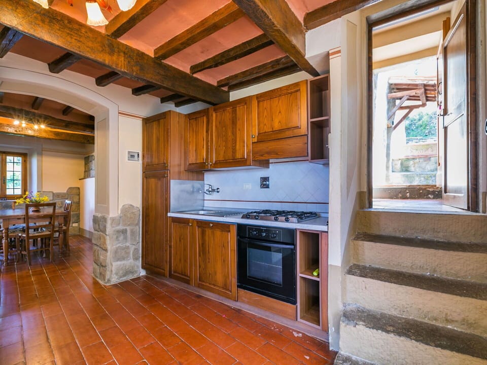 Cabinetry, Furniture, Countertop, Building, Property, Window, Kitchen, Kitchen Stove, Wood, Kitchen Appliance