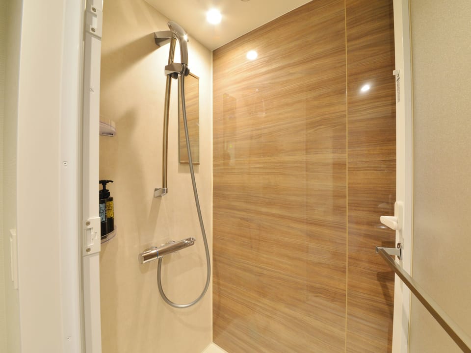 Free toiletries, hair dryer, slippers, electronic bidet