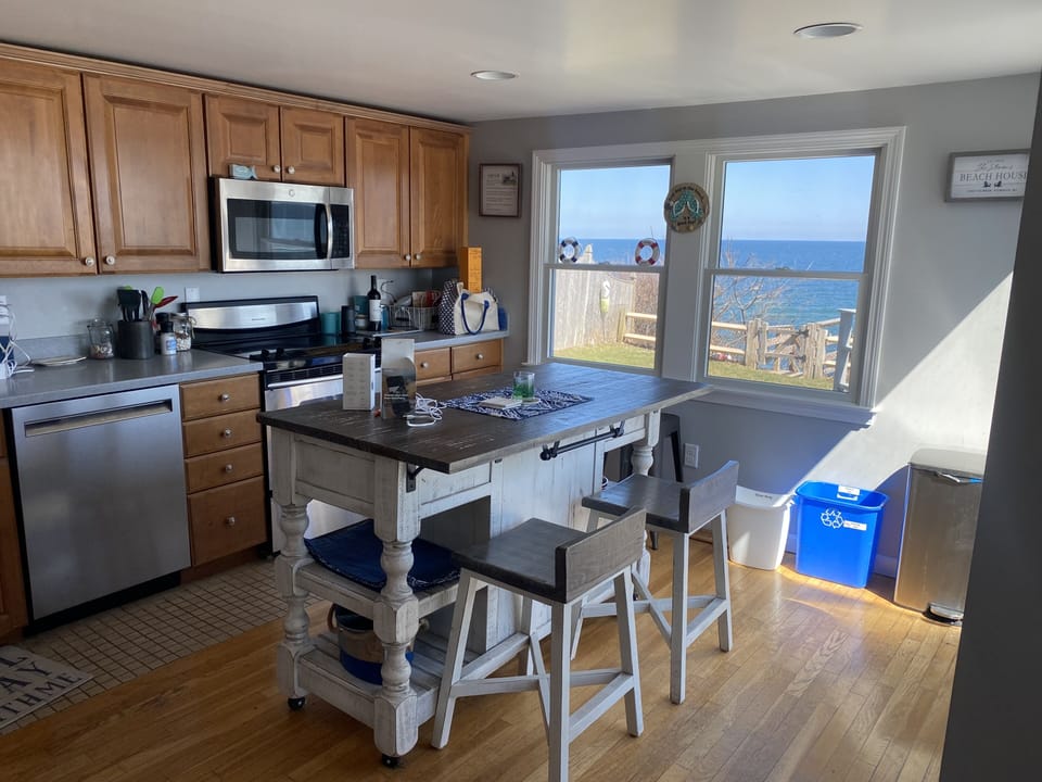 Enjoy the view from the kitchen!