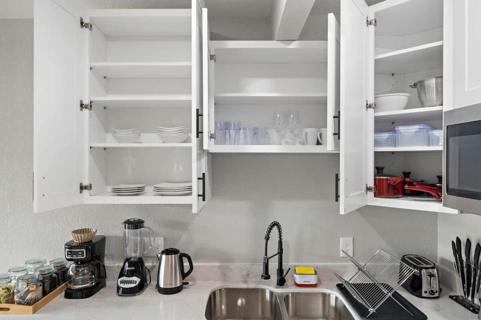 Kitchen is fully equipped so that you can feel like home for long stays!