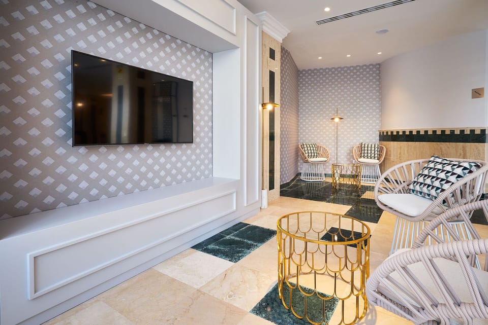 Lobby sitting area