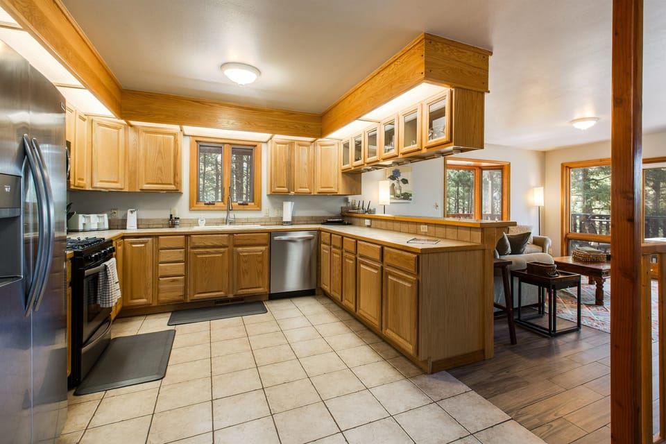This kitchen has plenty of room for all the cooks