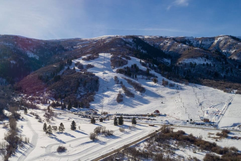 Snow covered mountain