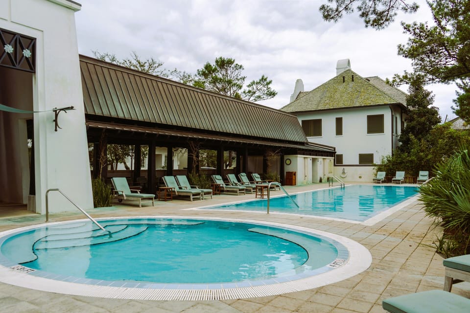 Barbados community pool.